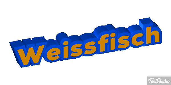Weißfisch Effetto testo