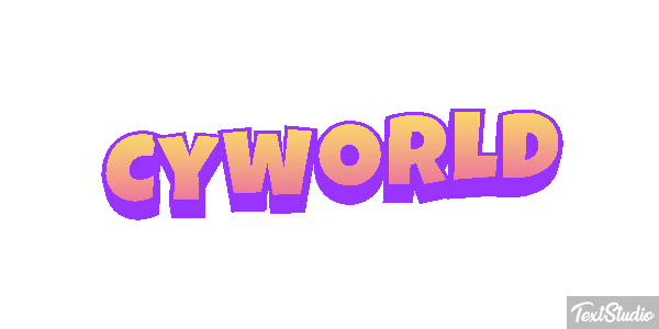Cyworld Effet de texte