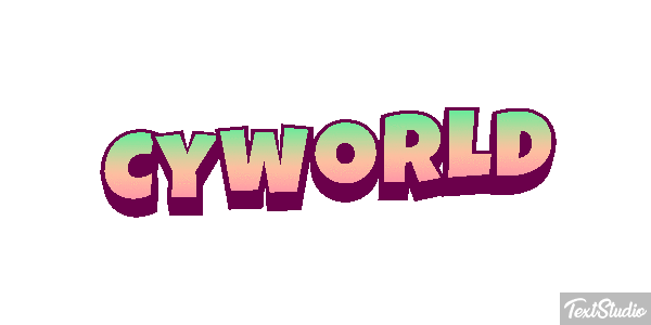 Cyworld Effet de texte