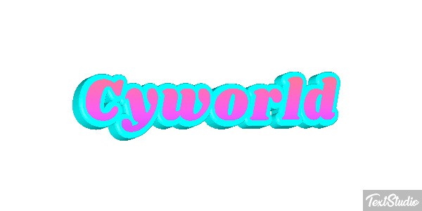 Cyworld Effet de texte