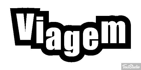 Viagem Text effect