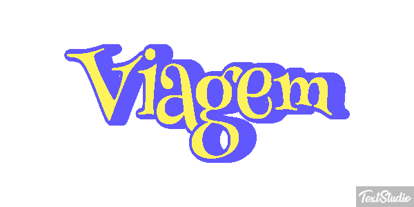 Viagem Text effect
