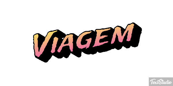 Viagem Text effect