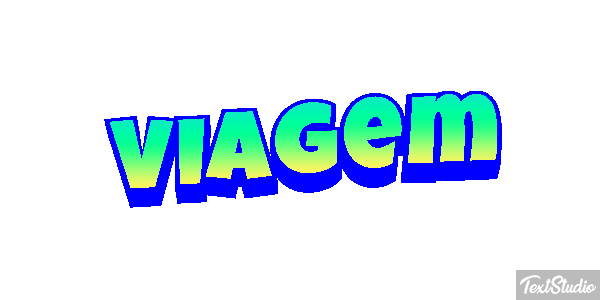 Viagem Text effect