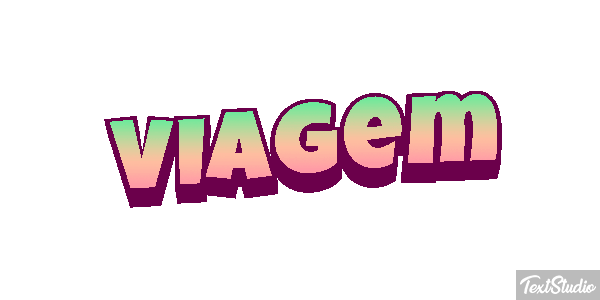 Viagem Text effect