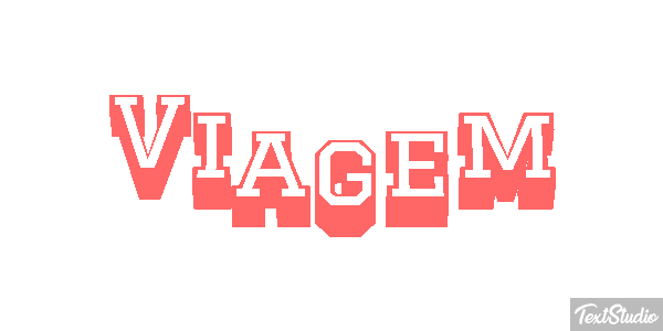 Viagem Text effect