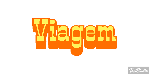 Viagem Text effect