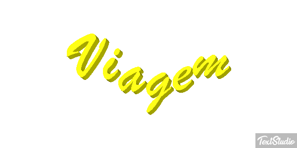Viagem Text effect