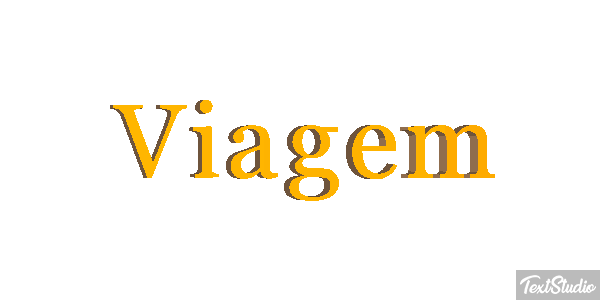 Viagem Text effect