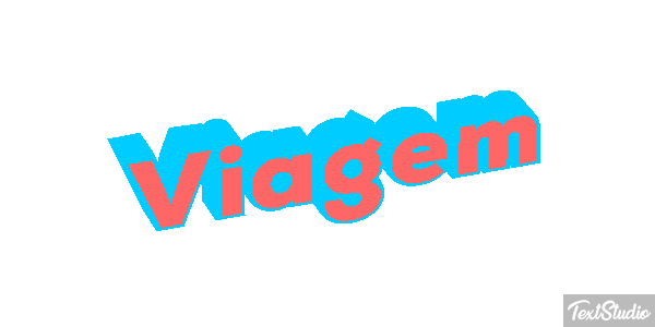 Viagem Text effect