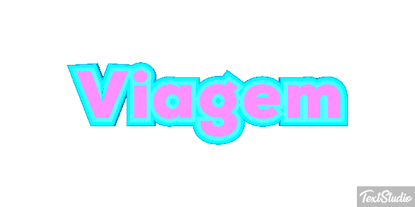 Viagem Text effect