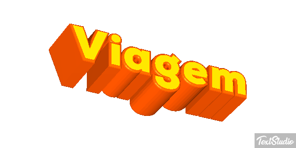 Viagem Text effect