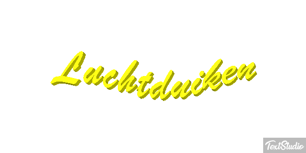 Luchtduiken Tekst effect