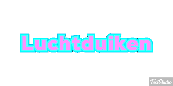 Luchtduiken Tekst effect
