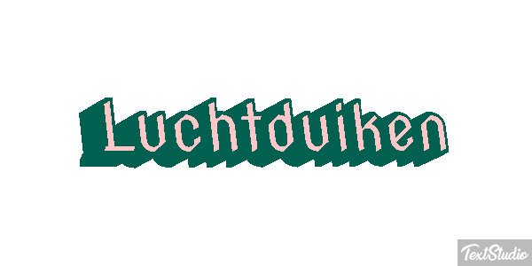 Luchtduiken Tekst effect