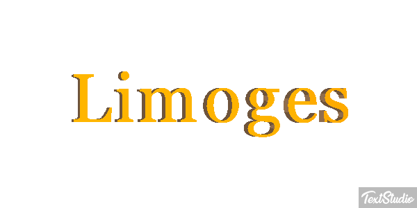Limoges テキスト効果