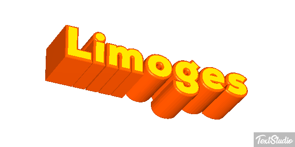 Limoges テキスト効果