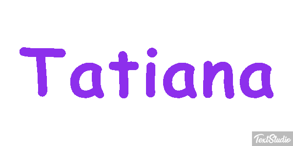 Tatiana Efekt tekstowy