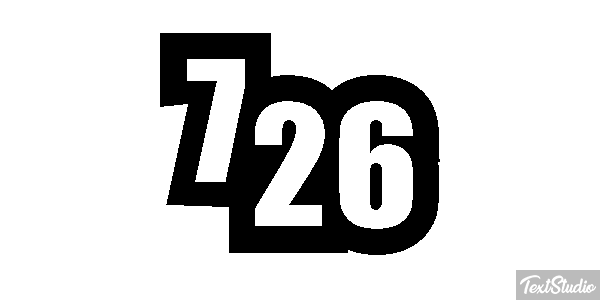 726 Text effect