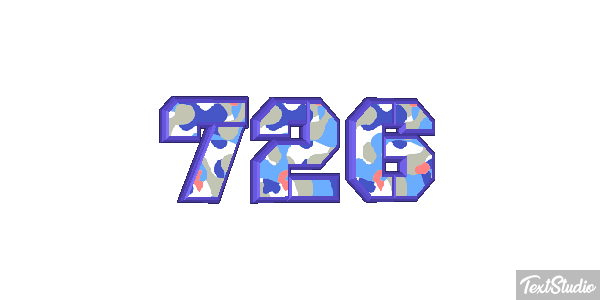 726 Text effect