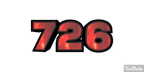 726 Text effect