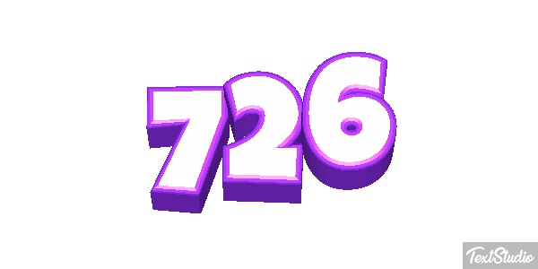 726 Text effect