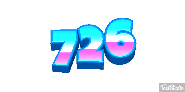 726 Text effect