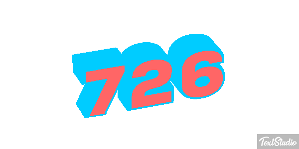 726 Text effect