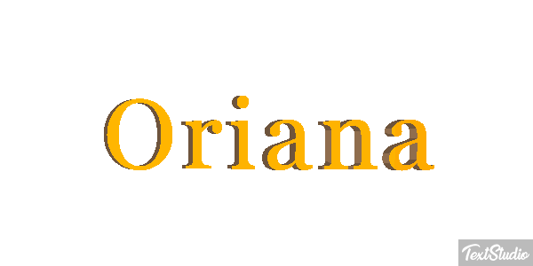 Oriana Effetto testo