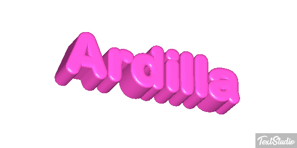 Ardilla Tekst effect