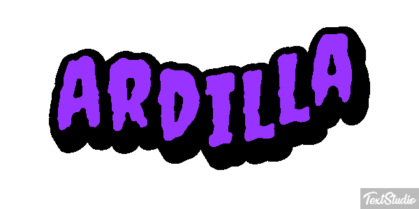 Ardilla Tekst effect