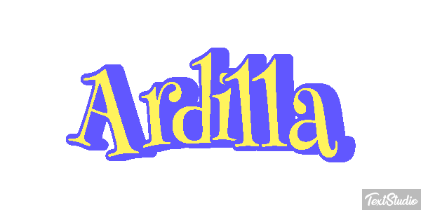 Ardilla Tekst effect