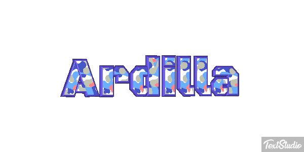 Ardilla Tekst effect