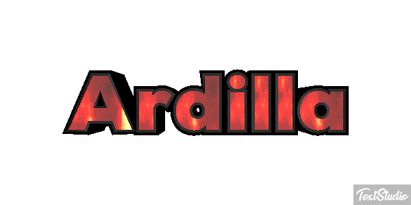 Ardilla Tekst effect