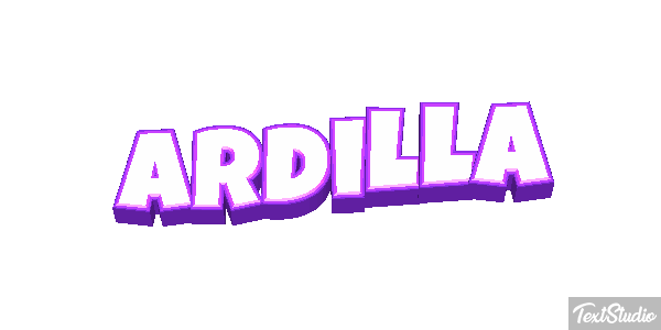Ardilla Tekst effect