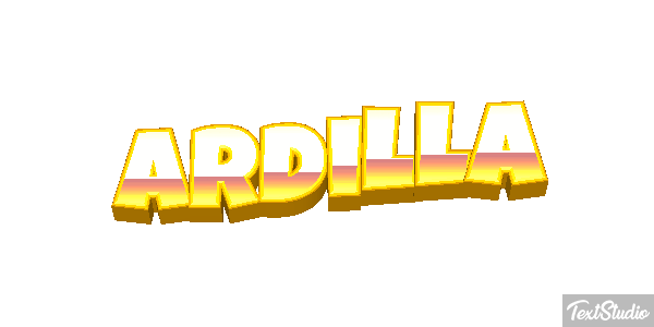 Ardilla Tekst effect