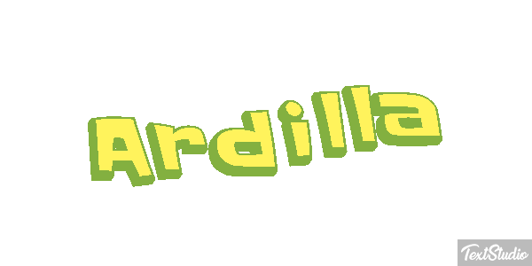 Ardilla Tekst effect
