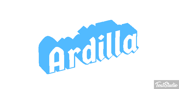 Ardilla Tekst effect