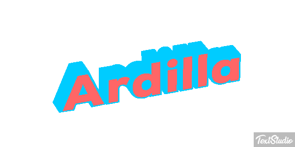Ardilla Tekst effect