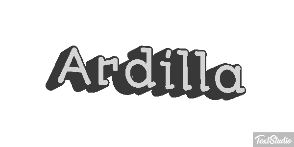 Ardilla Tekst effect