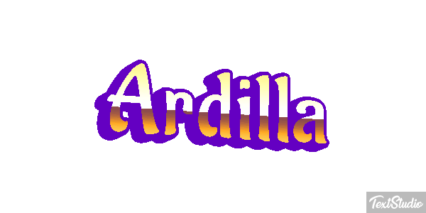 Ardilla Tekst effect
