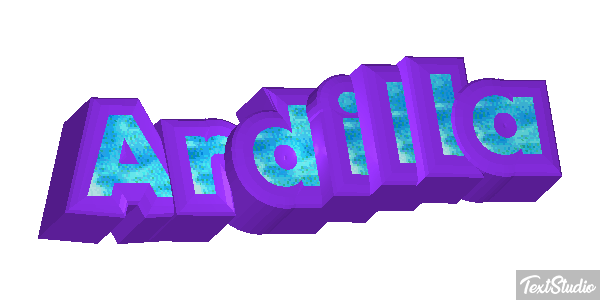 Ardilla Tekst effect