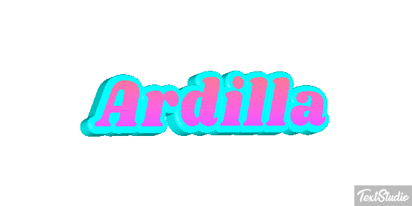 Ardilla Tekst effect