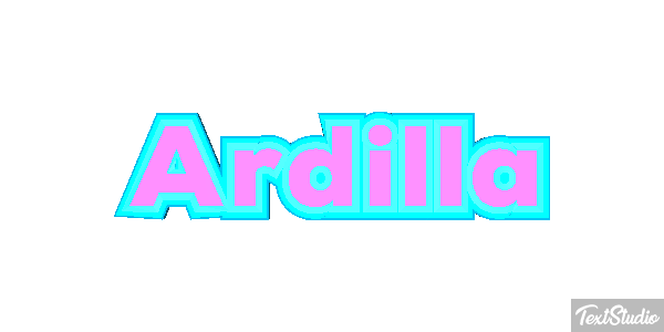 Ardilla Tekst effect