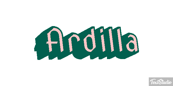Ardilla Tekst effect