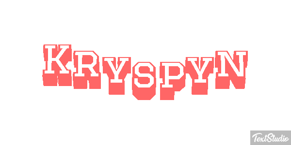 Kryspyn Effet de texte