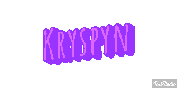 Kryspyn Effet de texte