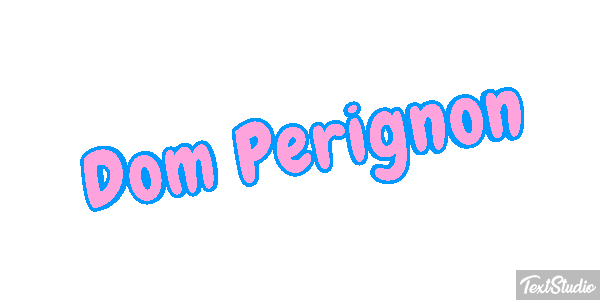 Dom Pérignon テキスト効果