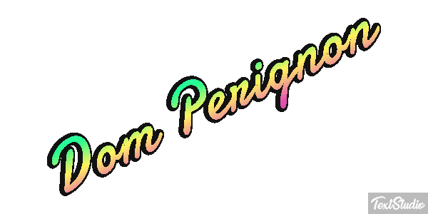 Dom Pérignon テキスト効果