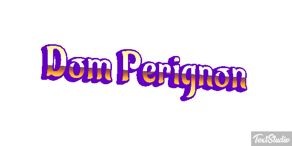 Dom Pérignon テキスト効果